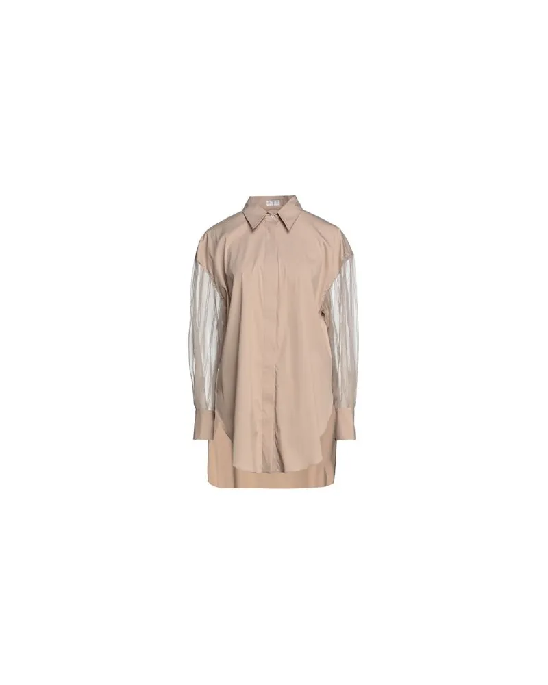 Brunello Cucinelli TOPS - Hemdenauf YOOX.COM Sand