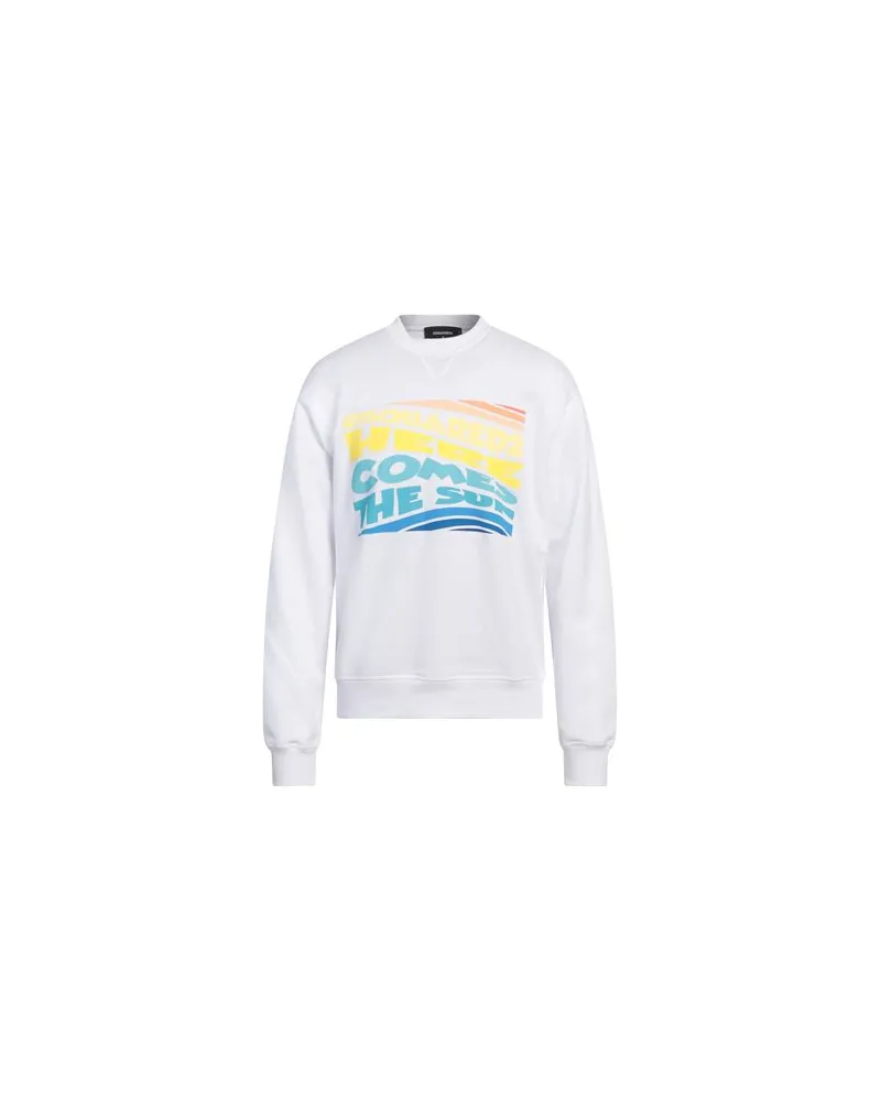 Dsquared2 TOPS - Sweatshirtsauf YOOX.COM Weiß