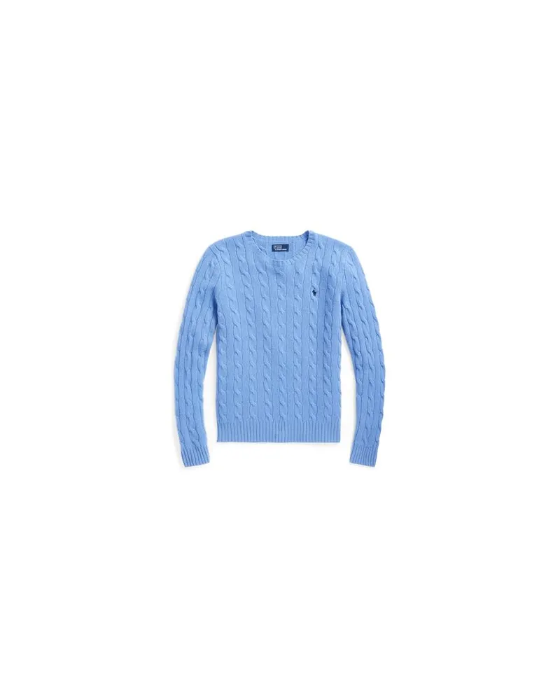 Ralph Lauren CABLE-KNIT WOOL-CASHMERE SWEATER  - STRICKWAREN - Pulloverauf YOOX.COM Hellblau