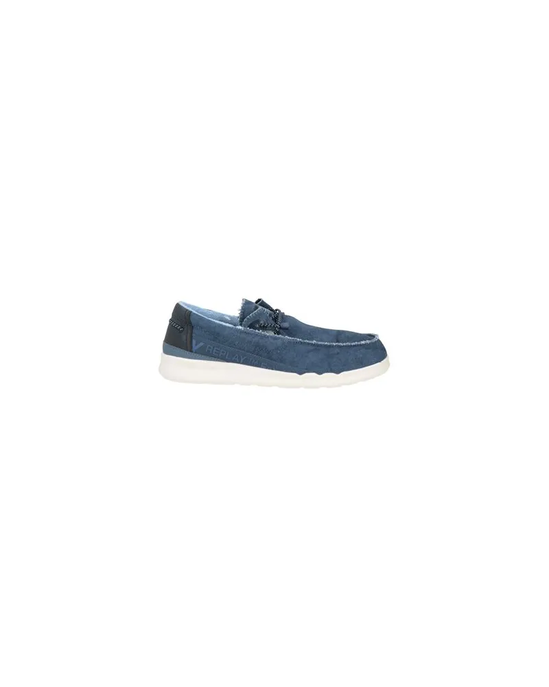 Replay SCHUHE - Schnürschuheauf YOOX.COM Marineblau