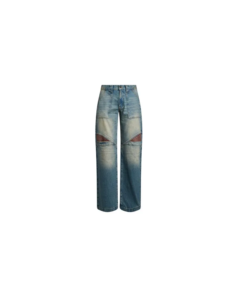 Guess HOSEN & RÖCKE - Jeanshosenauf YOOX.COM Blau