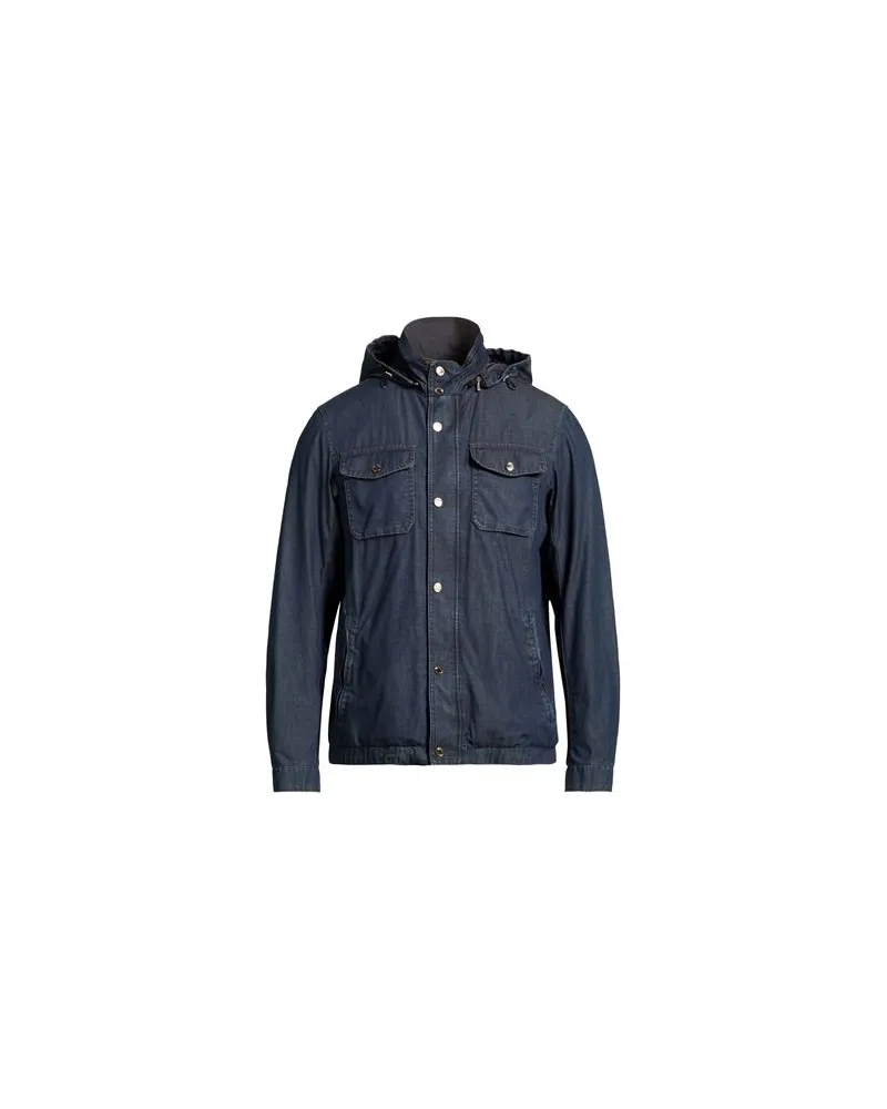 MOORER JACKEN & MÄNTEL - Jeansjacken/Mäntelauf YOOX.COM Blau