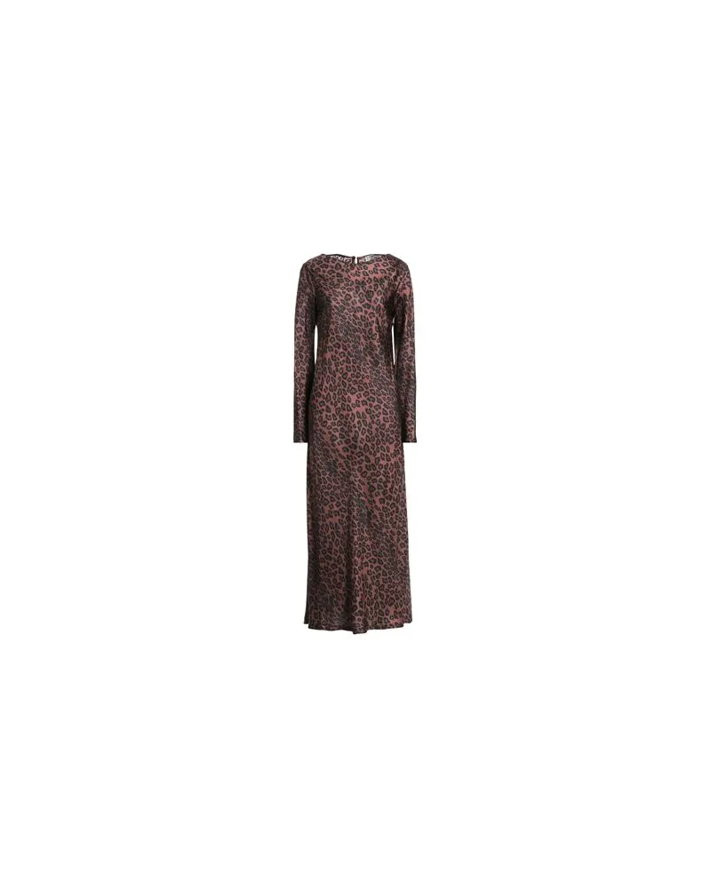 Alberto Biani KLEIDER - Maxi-Kleiderauf YOOX.COM Schokobraun