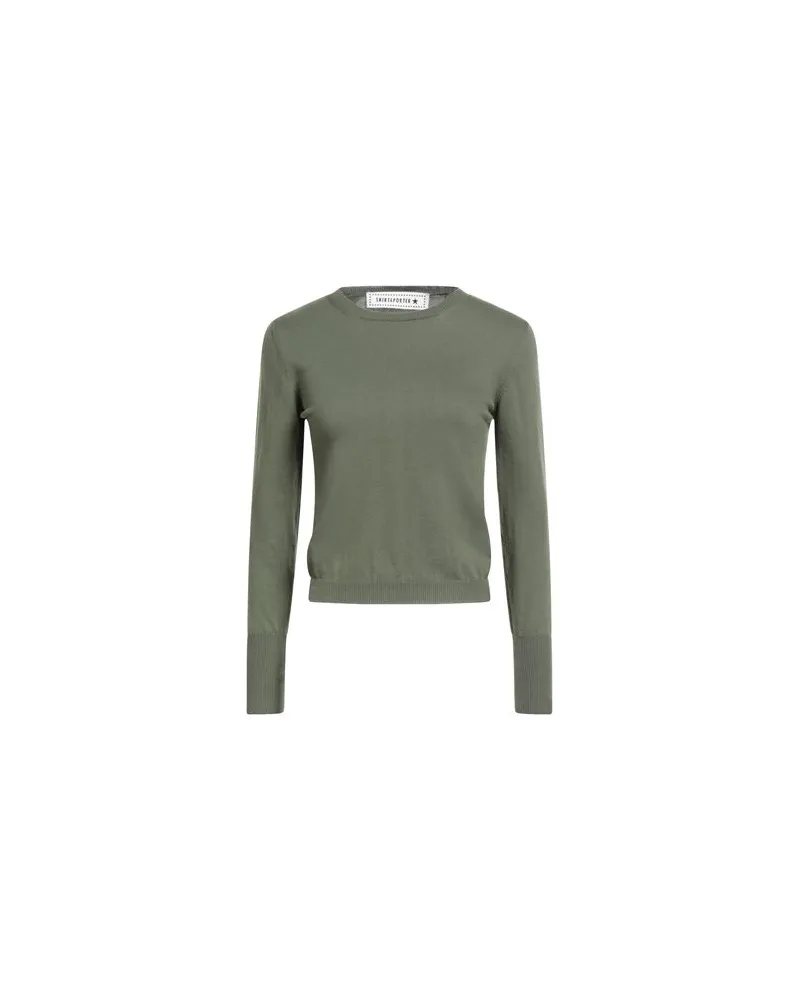 SHIRTAPORTER STRICKWAREN - Pulloverauf YOOX.COM Militärgrün