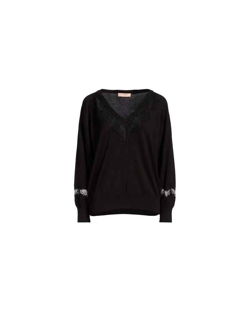 Twin-Set STRICKWAREN - Pulloverauf YOOX.COM Schwarz
