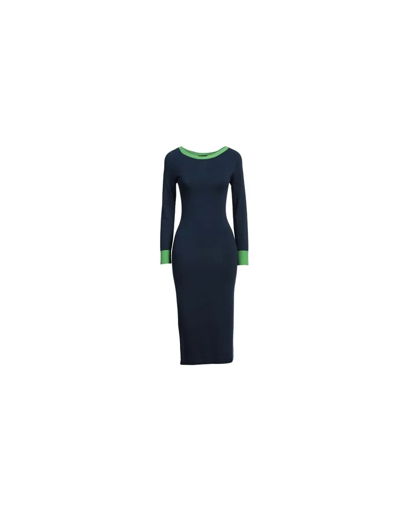 Emporio Armani KLEIDER - Midi-Kleiderauf YOOX.COM Marineblau