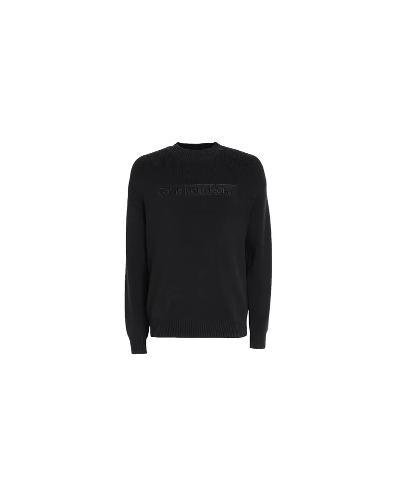 Calvin Klein STRICKWAREN - Pulloverauf YOOX.COM Schwarz
