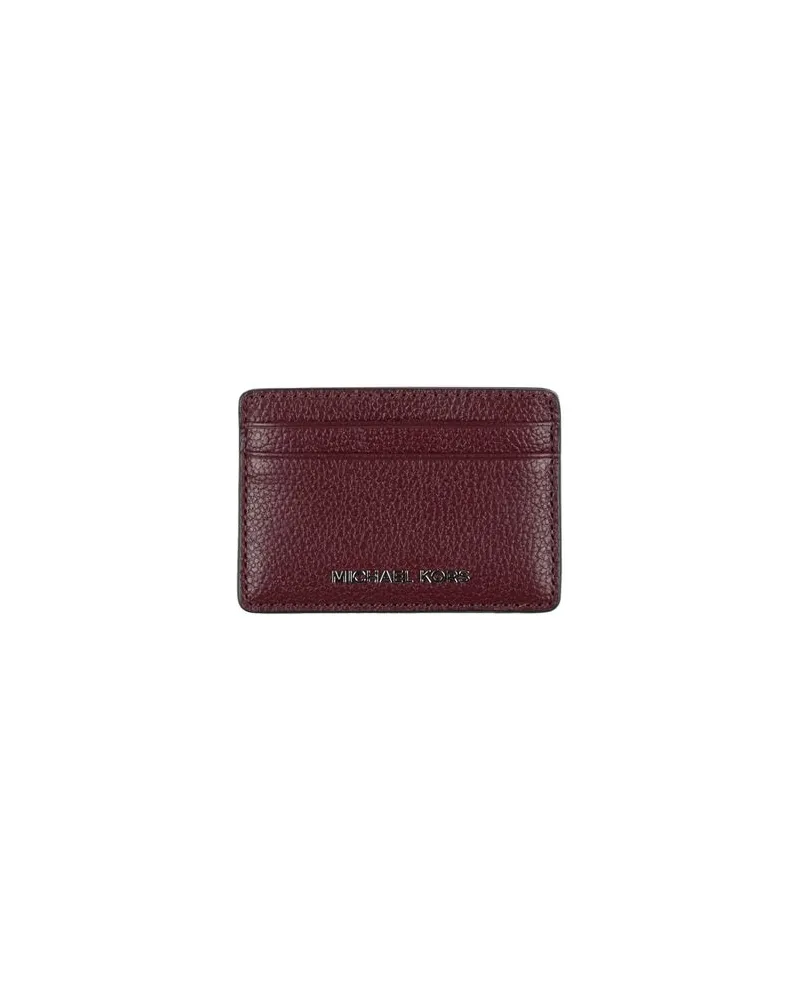Michael Kors CARD HOLDER   - Kleinlederwaren - Kartenetuisauf YOOX.COM Pflaume