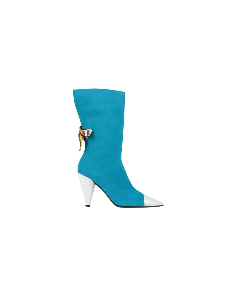 Emilio Pucci SCHUHE - Stiefelauf YOOX.COM Azurblau