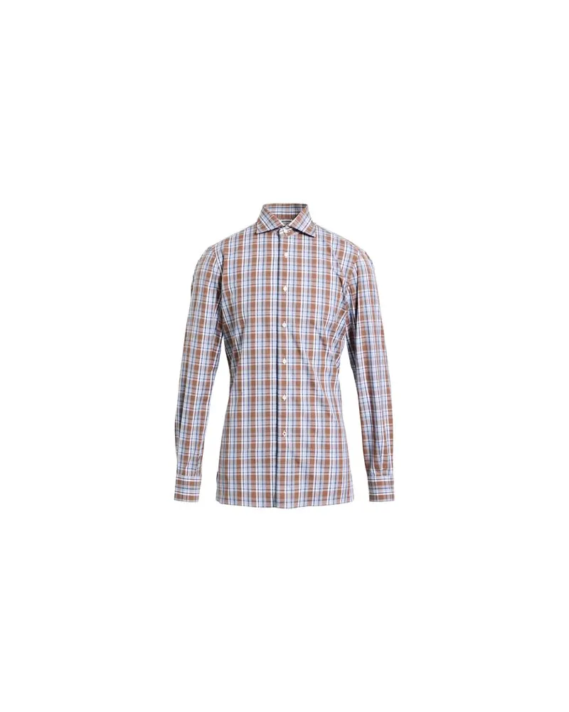 Isaia TOPS - Hemdenauf YOOX.COM Braun