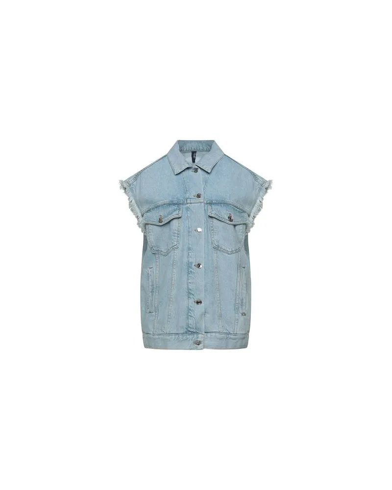 Liu Jo JACKEN & MÄNTEL - Jeansjacken/Mäntelauf YOOX.COM Blau