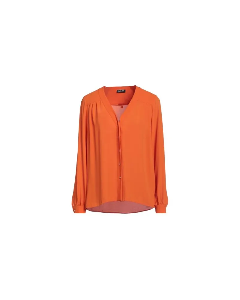 Liu Jo TOPS - Hemdenauf YOOX.COM Orange