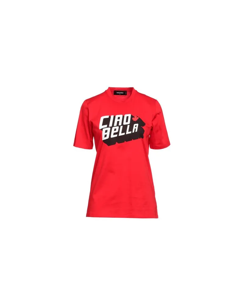 Dsquared2 TOPS - T-shirtsauf YOOX.COM Rot