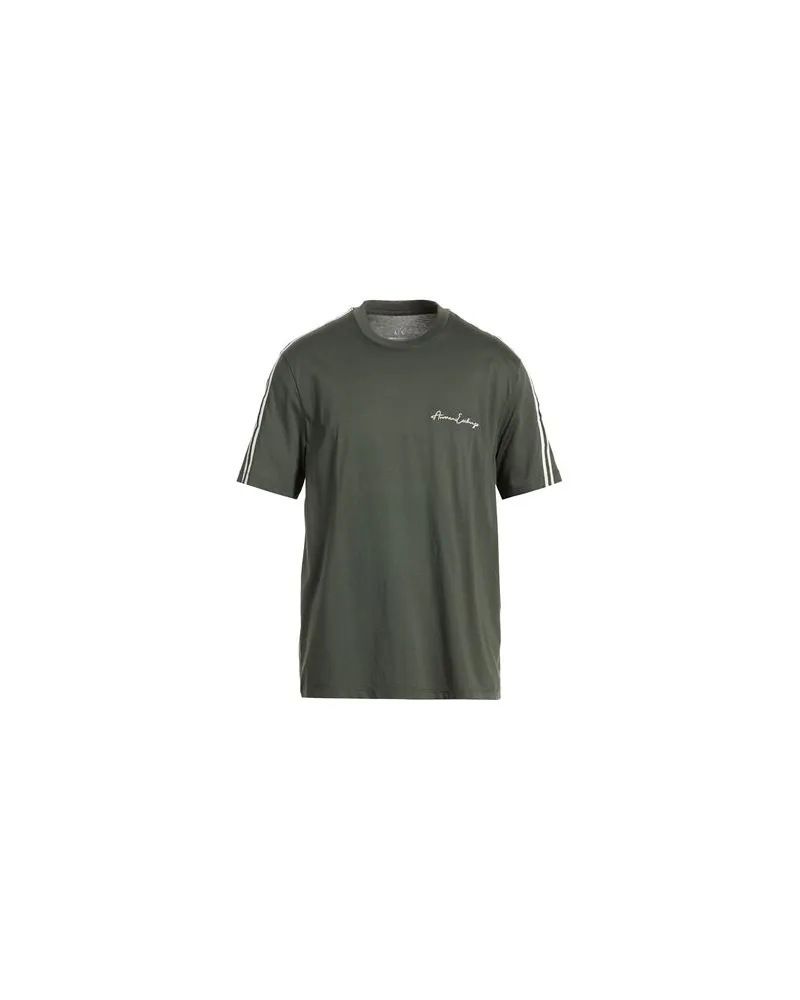 Armani Exchange TOPS - T-shirtsauf YOOX.COM Militärgrün
