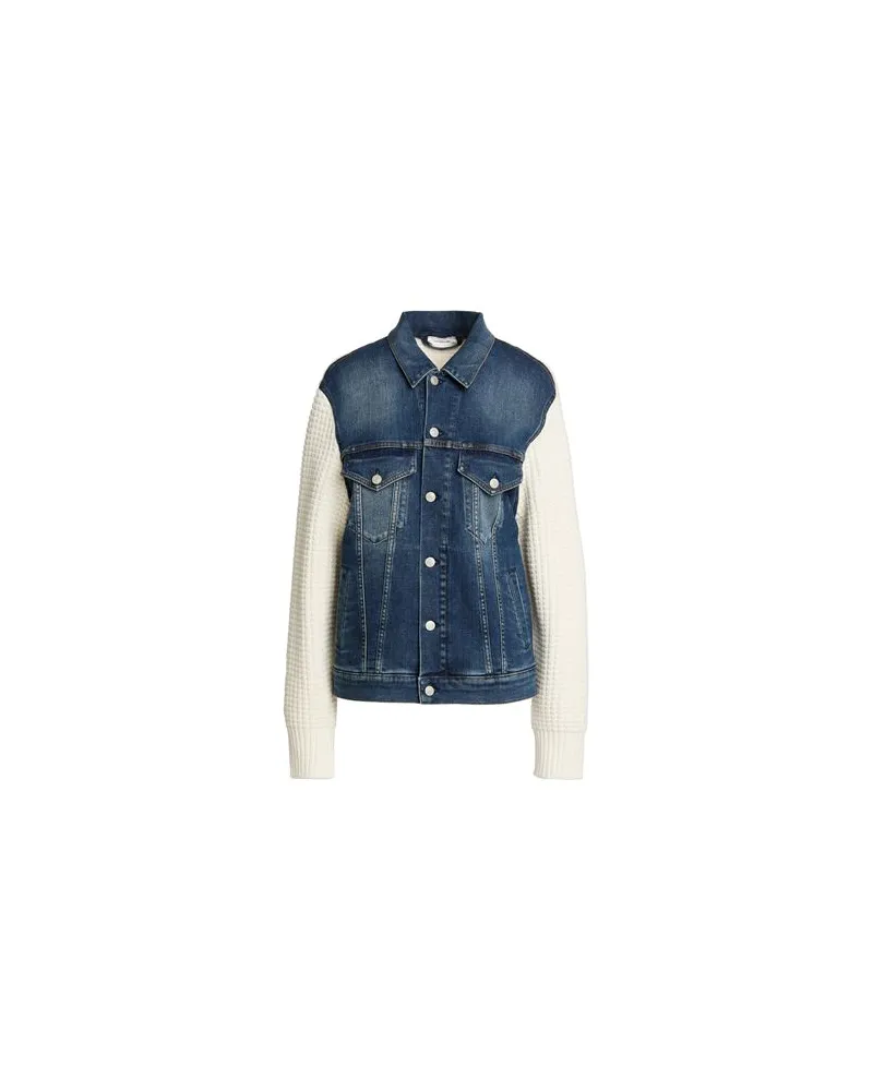 Fabiana Filippi JACKEN & MÄNTEL - Jeansjacken/Mäntelauf YOOX.COM Blau