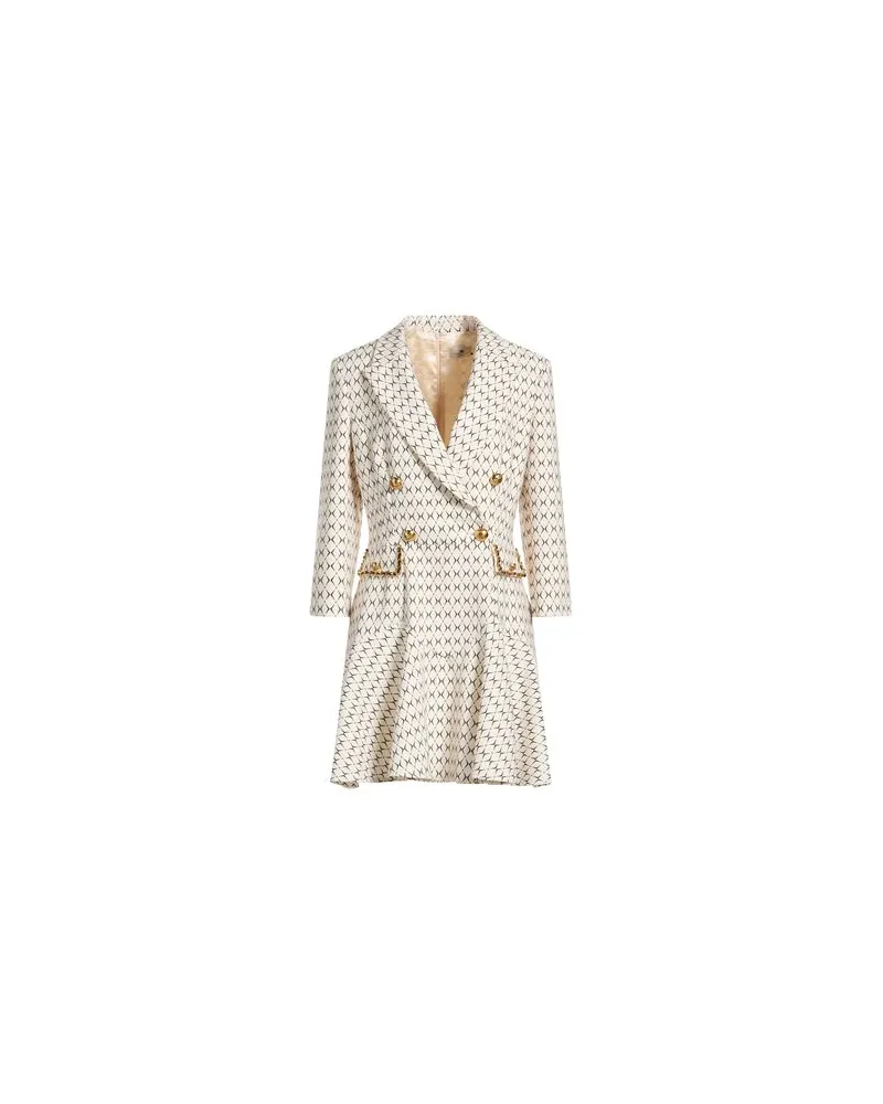 Elisabetta Franchi KLEIDER - Mini-Kleiderauf YOOX.COM Elfenbein