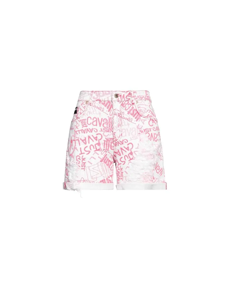 Just Cavalli HOSEN & RÖCKE - Jeansshortsauf YOOX.COM Weiß