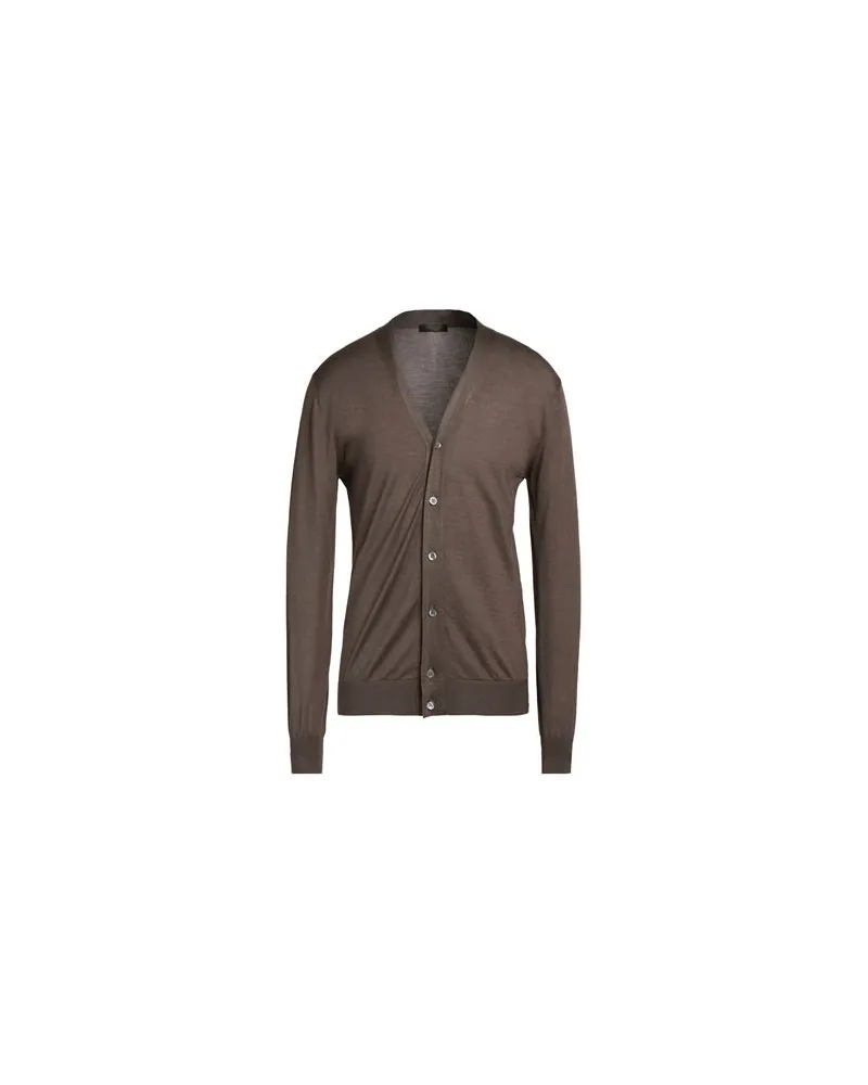 ARAGONA STRICKWAREN - Strickjackenauf YOOX.COM Khaki
