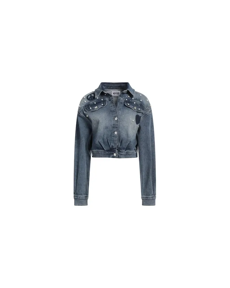 Moschino JACKEN & MÄNTEL - Jeansjacken/Mäntelauf YOOX.COM Blau
