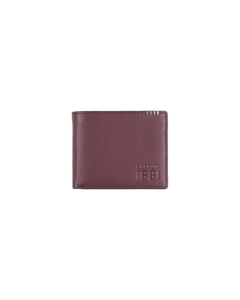 Cerruti 1881 Kleinlederwaren - Brieftaschenauf YOOX.COM Bordeaux