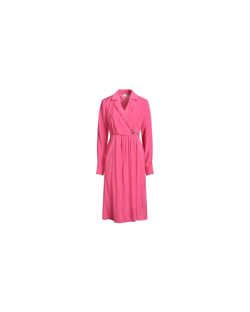 nümph KLEIDER - Midi-Kleiderauf YOOX.COM Fuchsia