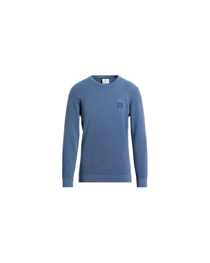 Aeronautica Militare FRECCE TRICOLORI - STRICKWAREN - Pulloverauf YOOX.COM Taubenblau