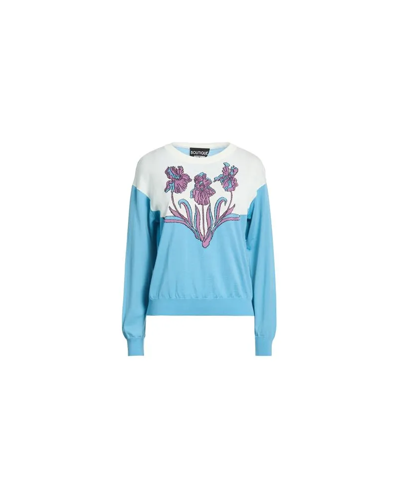 Moschino STRICKWAREN - Pulloverauf YOOX.COM Himmelblau