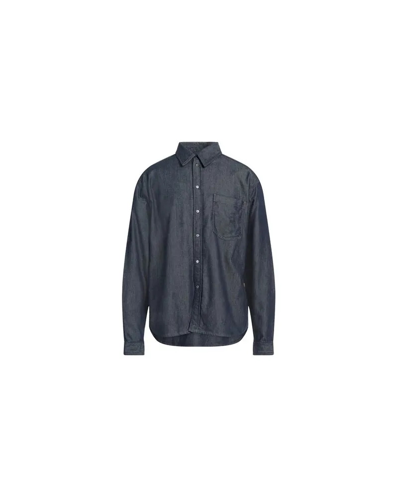 Trussardi TOPS - Jeanshemdenauf YOOX.COM Blau