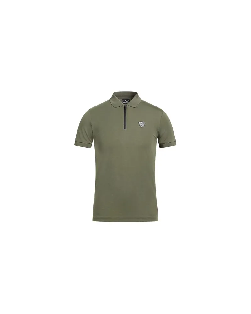 EA7 TOPS - Poloshirtsauf YOOX.COM Khaki