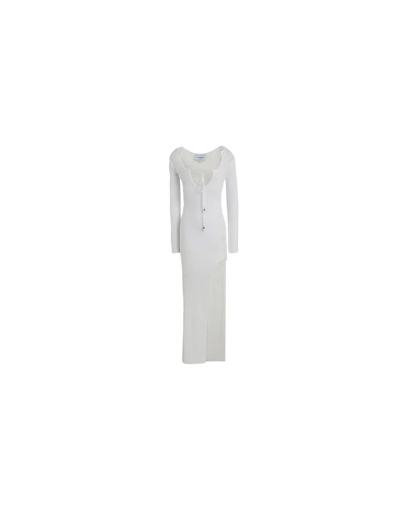 Casablanca Paris KLEIDER - Midi-Kleiderauf YOOX.COM Weiß