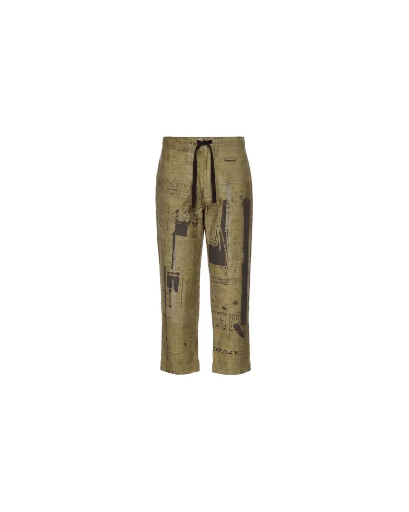 Y'S YOHJI YAMAMOTO HOSEN & RÖCKE - Hosenauf YOOX.COM Militärgrün