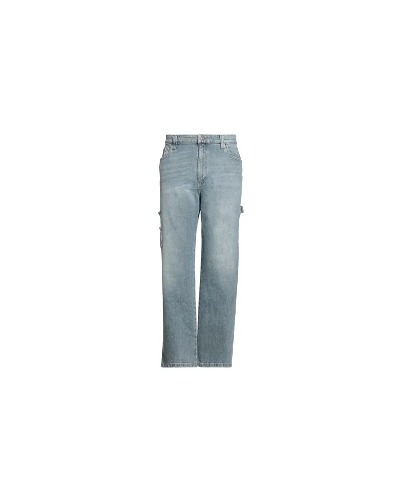Guess HOSEN & RÖCKE - Jeanshosenauf YOOX.COM Blau