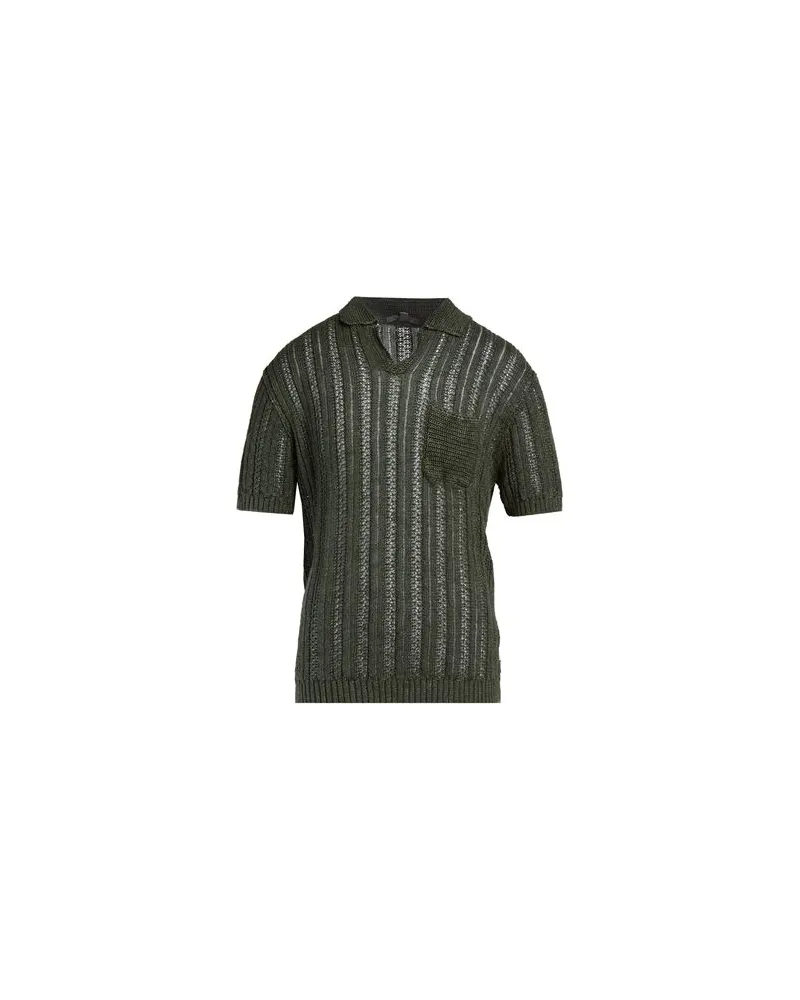 John Varvatos STRICKWAREN - Pulloverauf YOOX.COM Militärgrün