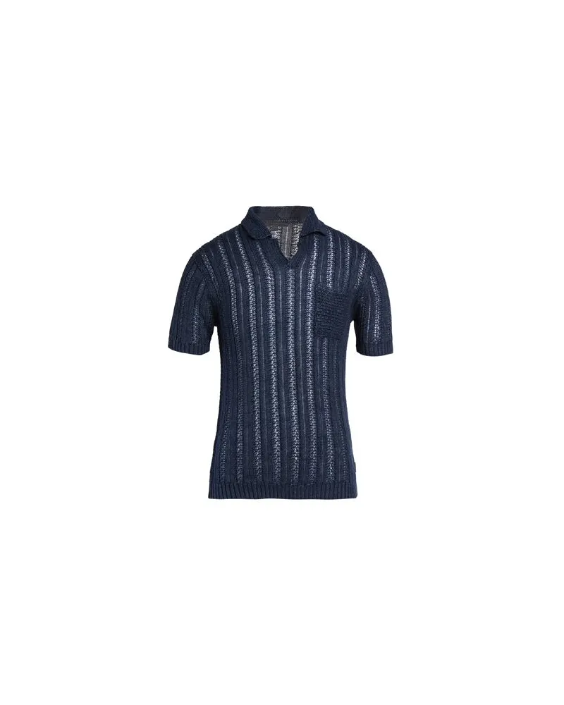 John Varvatos STRICKWAREN - Pulloverauf YOOX.COM Marineblau