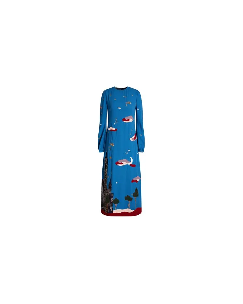 Valentino Garavani KLEIDER - Midi-Kleiderauf YOOX.COM Blau