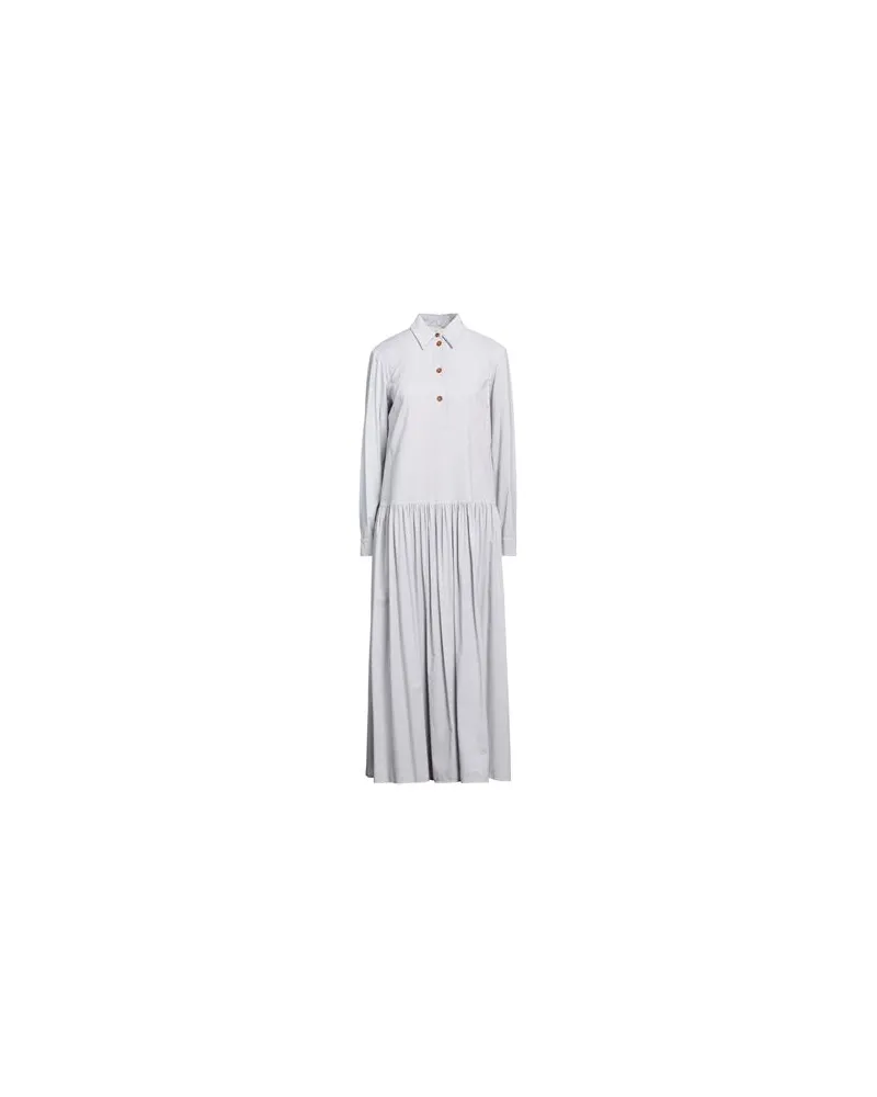 ALYSI KLEIDER - Maxi-Kleiderauf YOOX.COM Hellgrau