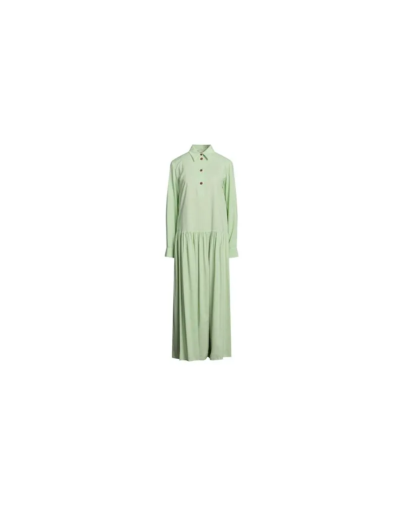 ALYSI KLEIDER - Maxi-Kleiderauf YOOX.COM Säuregrün