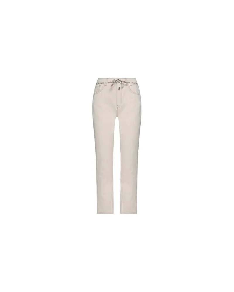 Semicouture HOSEN & RÖCKE - Jeanshosenauf YOOX.COM Elfenbein