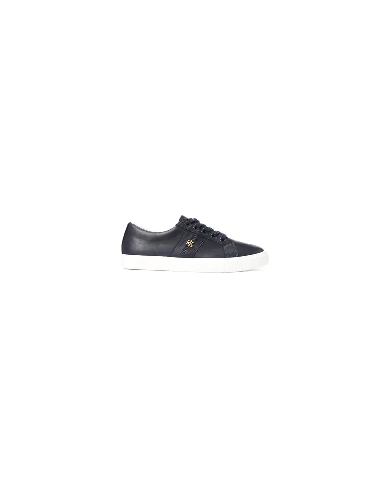 Ralph Lauren JANSON II NAPPA LEATHER SNEAKER  - SCHUHE - Sneakersauf YOOX.COM Nachtblau