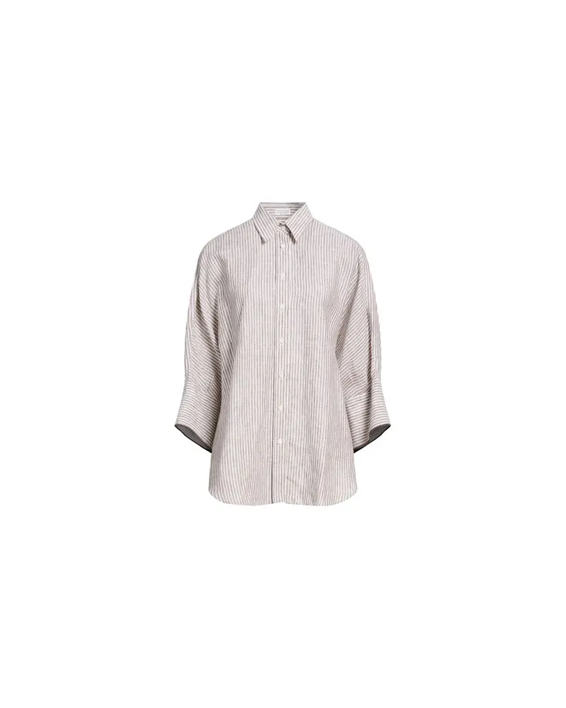 Brunello Cucinelli TOPS - Hemdenauf YOOX.COM Hellbraun