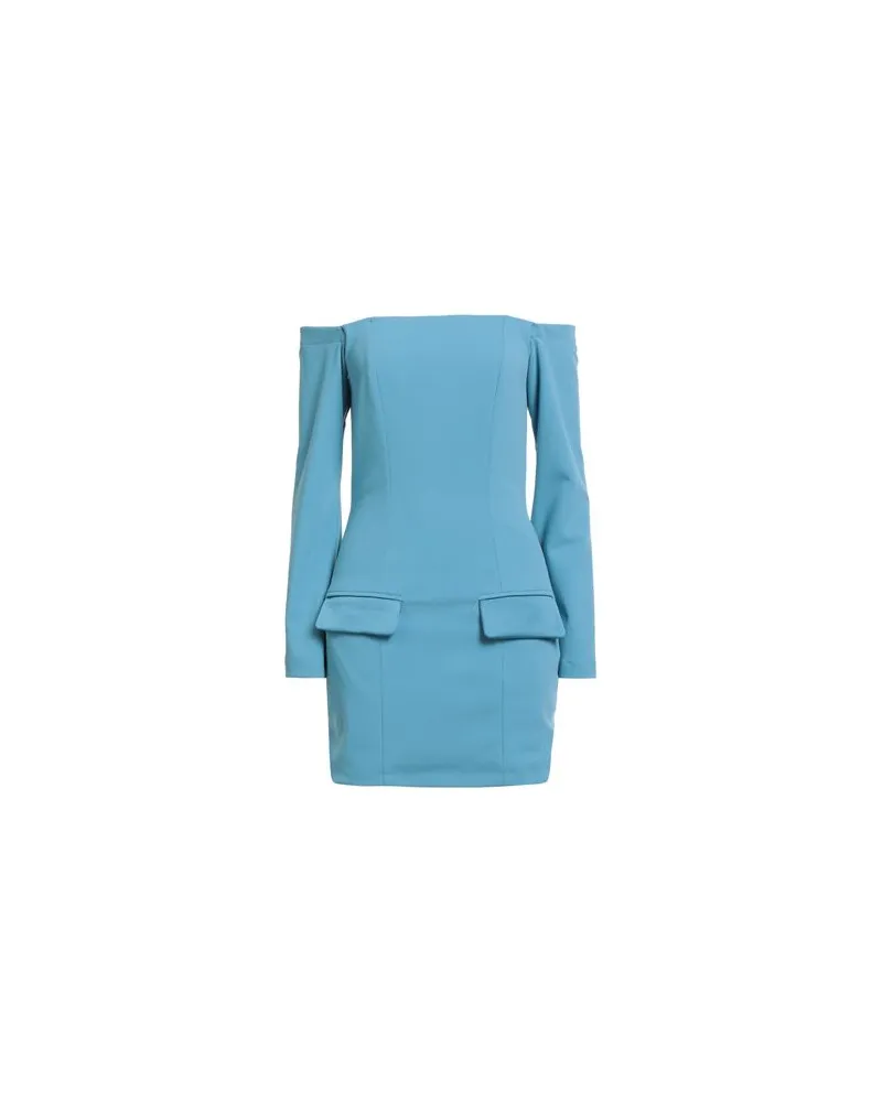 VICOLO KLEIDER - Mini-Kleiderauf YOOX.COM Azurblau