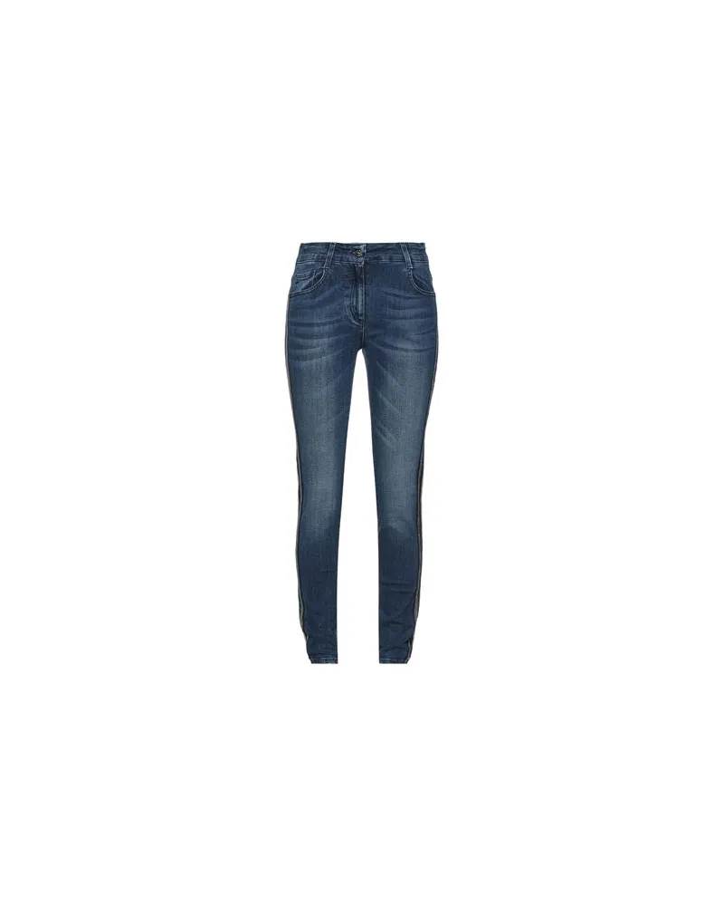 Atos Lombardini HOSEN & RÖCKE - Jeanshosenauf YOOX.COM Blau