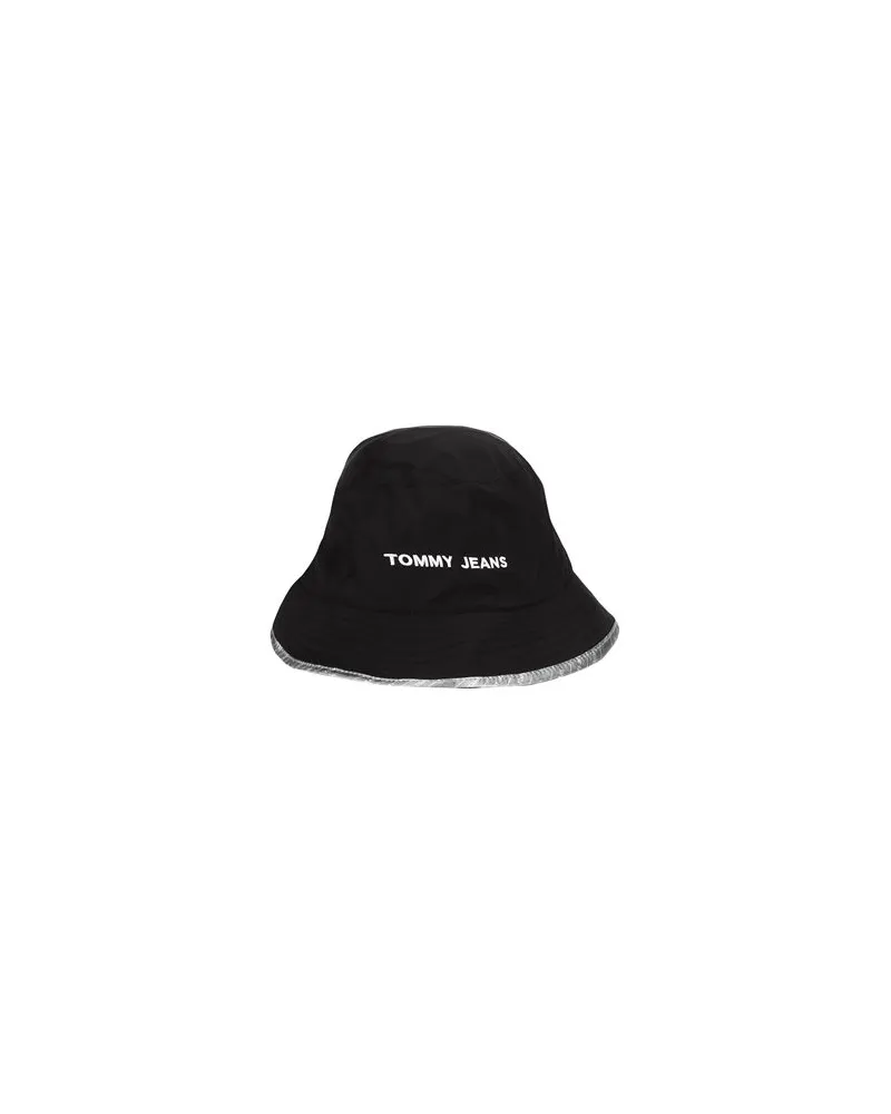 Tommy Hilfiger TJW ITEM BUCKET HAT  - ACCESSOIRES - Mützen & Hüteauf YOOX.COM Schwarz