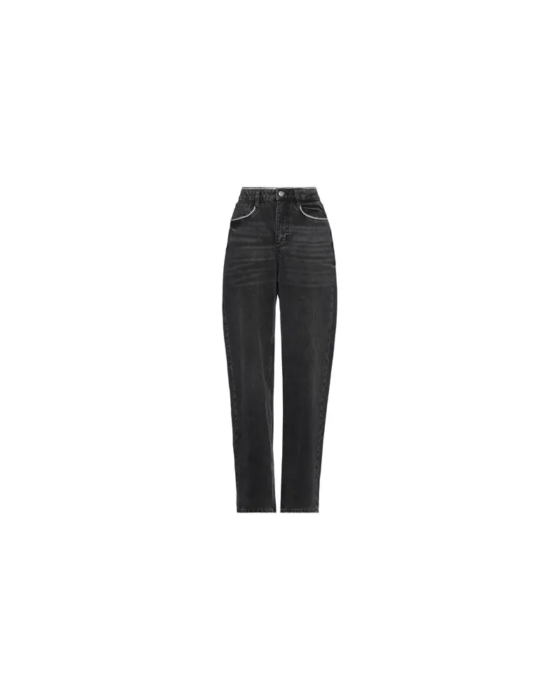 Maje HOSEN & RÖCKE - Jeanshosenauf YOOX.COM Schwarz