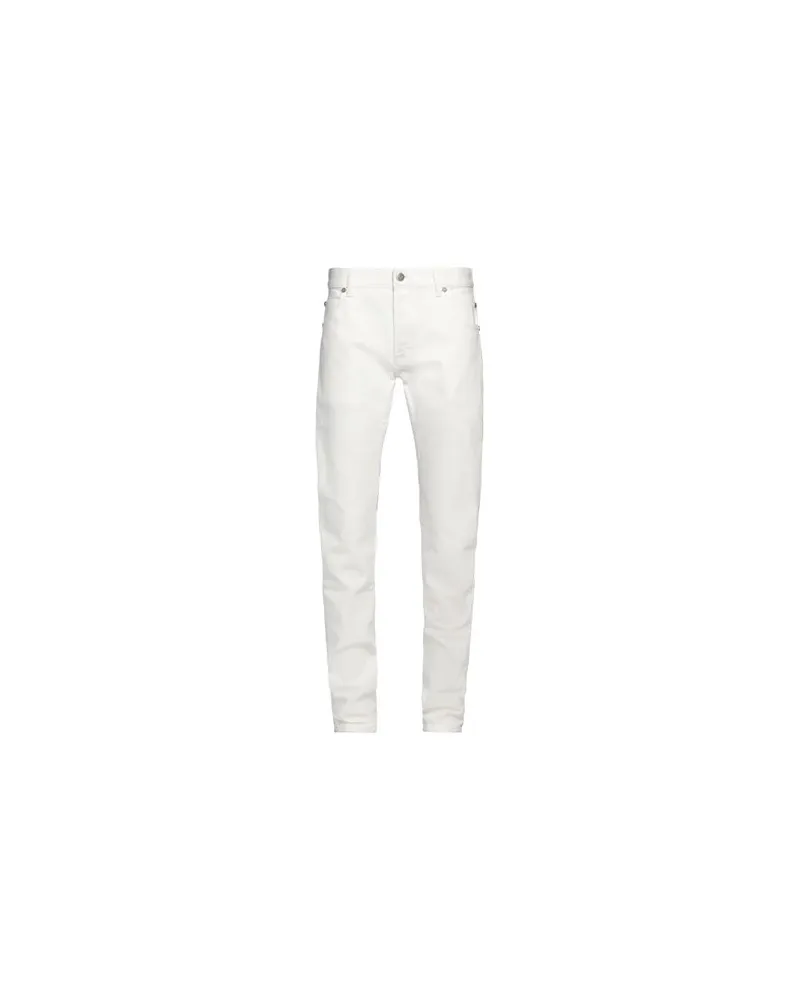 Balmain HOSEN & RÖCKE - Jeanshosenauf YOOX.COM Weiß
