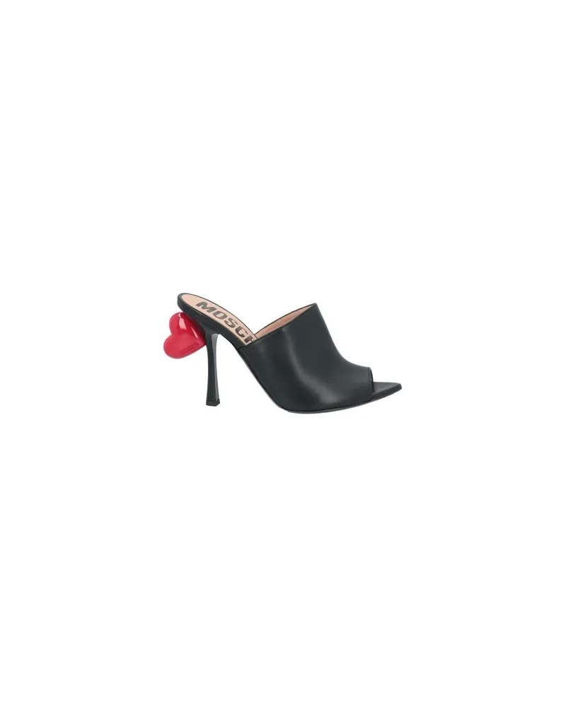 Moschino SCHUHE - Sandalenauf YOOX.COM Schwarz