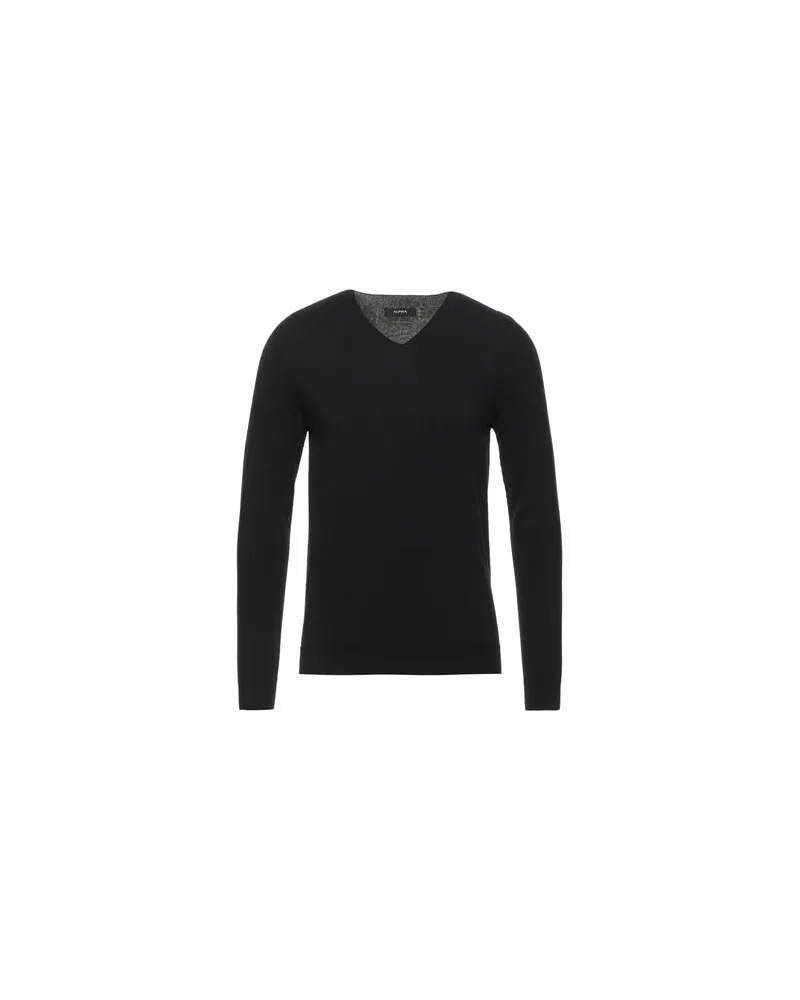 Alpha Studio STRICKWAREN - Pulloverauf YOOX.COM Schwarz