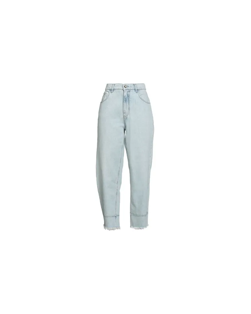 Blumarine HOSEN & RÖCKE - Jeanshosenauf YOOX.COM Blau