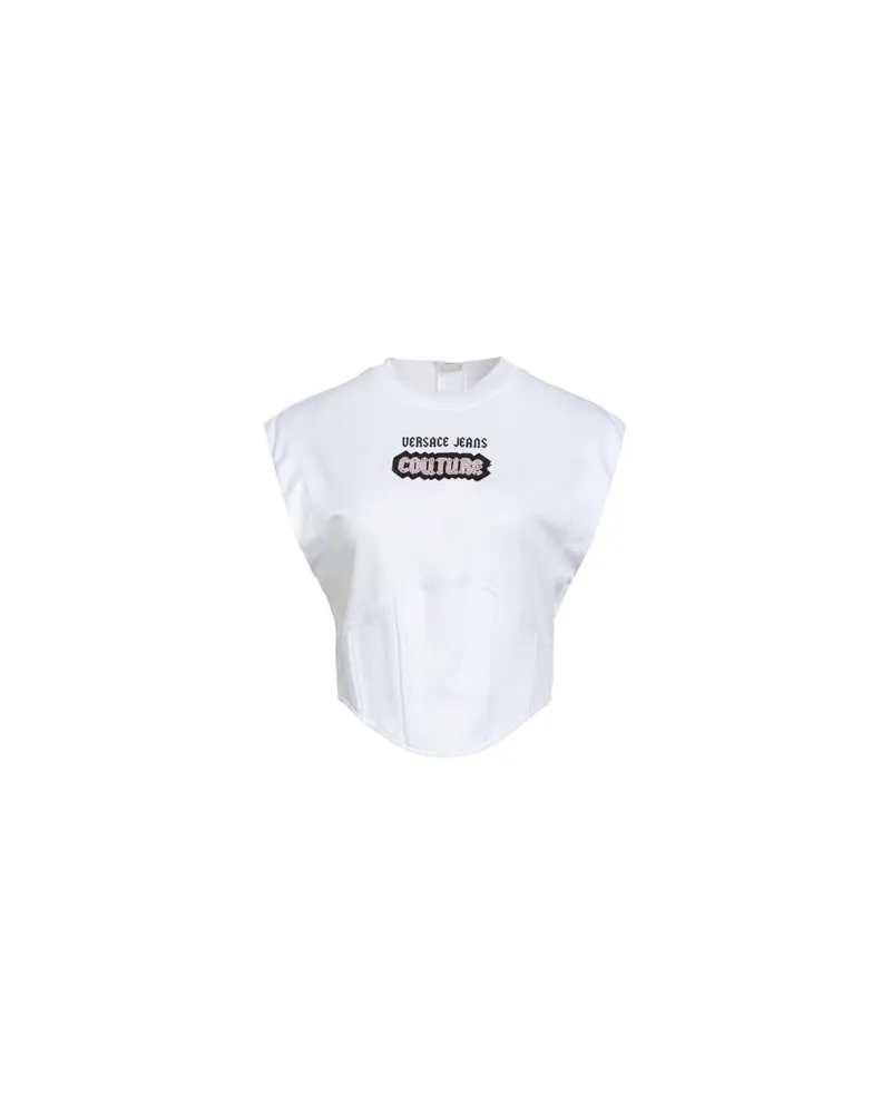 Versace Jeans TOPS - T-shirtsauf YOOX.COM Weiß