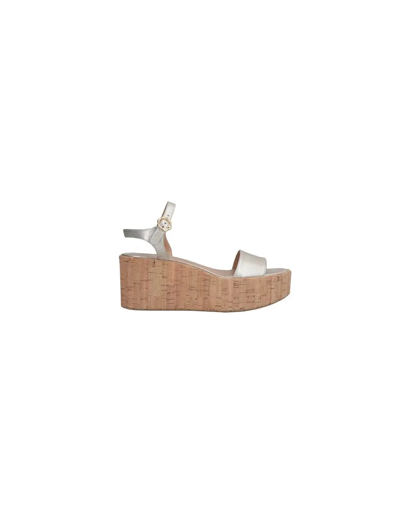 Ferragamo SCHUHE - Sandalenauf YOOX.COM Platin